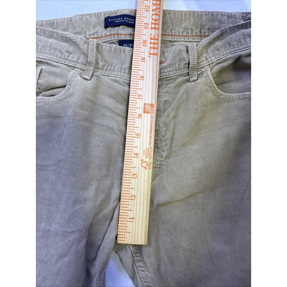 Vintage Banana Republic Corduroy Pants Mens 32x30 Tan Straight 100% Cotton